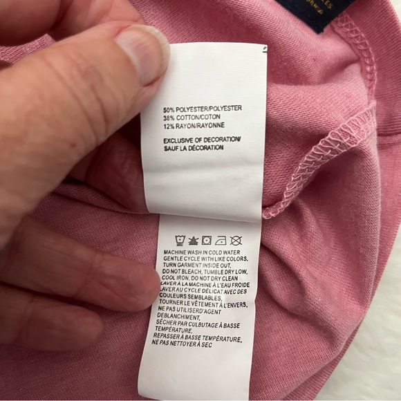 Lucky Brand Short Sleeve Crew Neck Lucky You Script Boyfriend Tee - size M - Picture 6 of 6